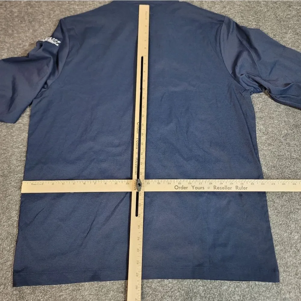 Travis Mathew Surfside Full Zip Jacket XL Vintage Indigo Stretch Golf TM1MU42